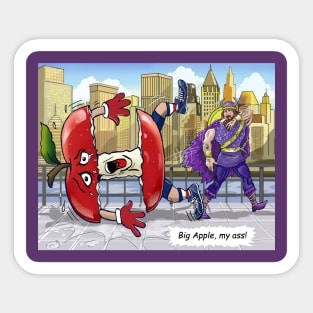 Minnesota Vikings Fans - Kings of the North vs Not So Big Apples Sticker